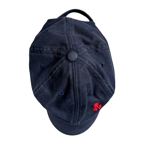 Disney Parks Navy Blue Mickey Mouse Red Embroidered Adult Adjustable Hat - Picture 5 of 9